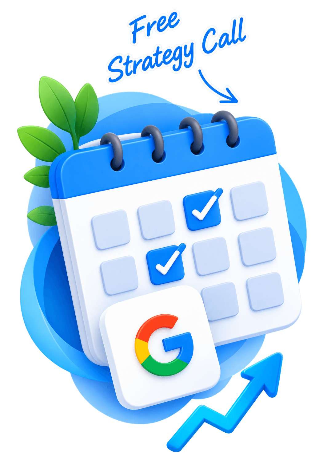 Free strategy call calendar illustration